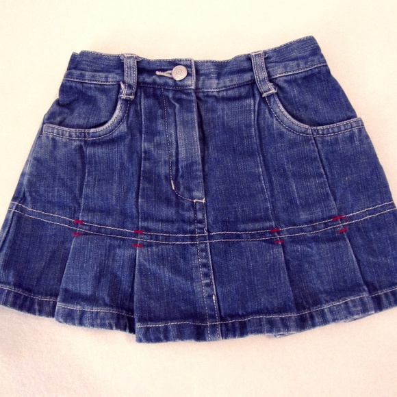 Janie and Jack Other - Janie and Jack Pleated Jean Skirt 18-24m